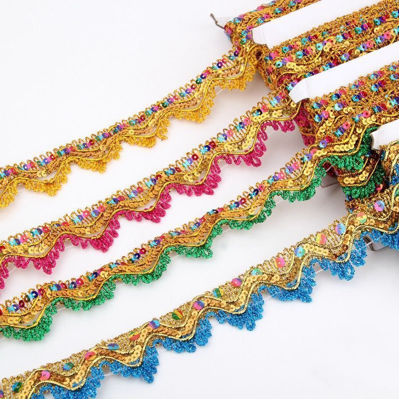 三角花边手工材料手工折纸装饰亮片设计批发厂家直销材料包装饰品