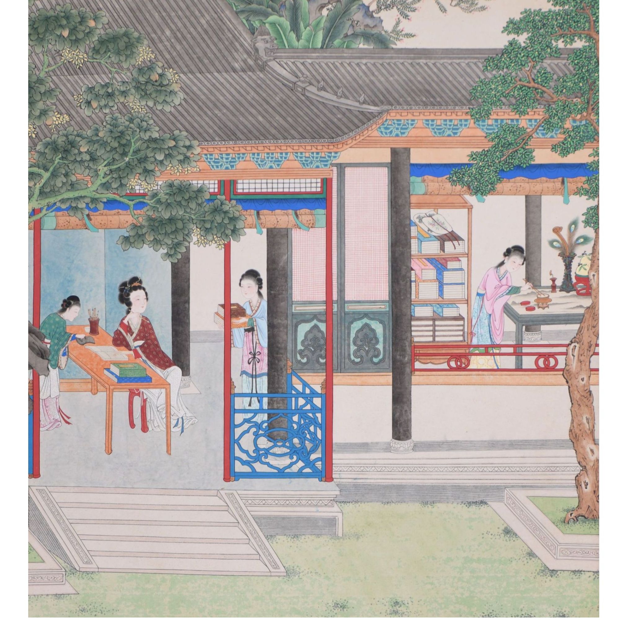 LOT.1627 《仕女》68*59cm 纸本设色立轴