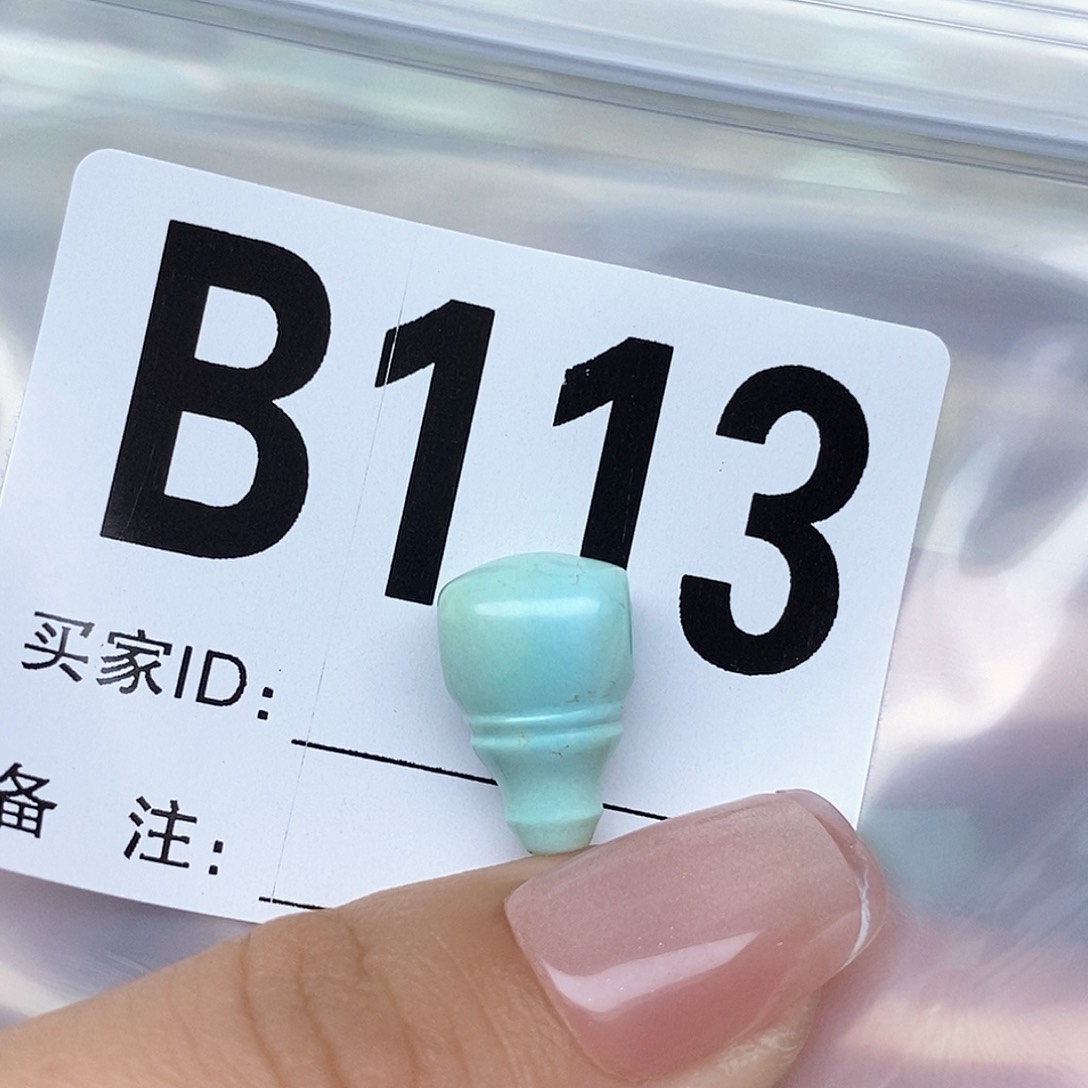 绿松石配饰未镶嵌静*水
