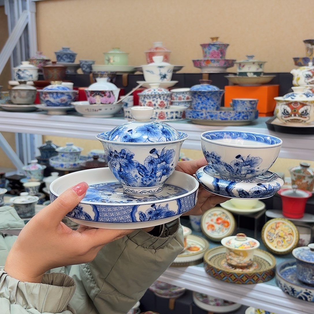 盖碗里的水煮开后放