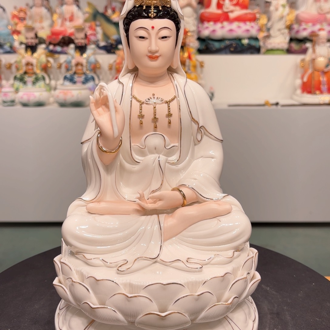 【闪购商品】瓷片瓷摆件观音12吋