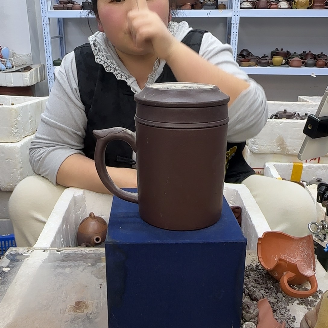 茶壶紫砂宜兴紫砂壶瑕疵处理