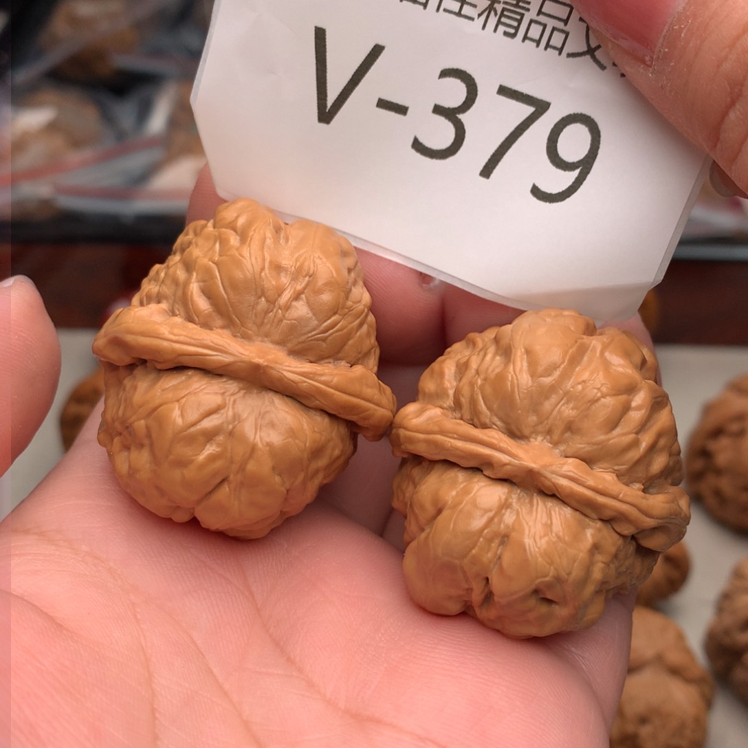 文玩核桃把件37玉蝉…….