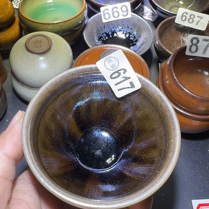 茶盏建盏瑕疵建盏