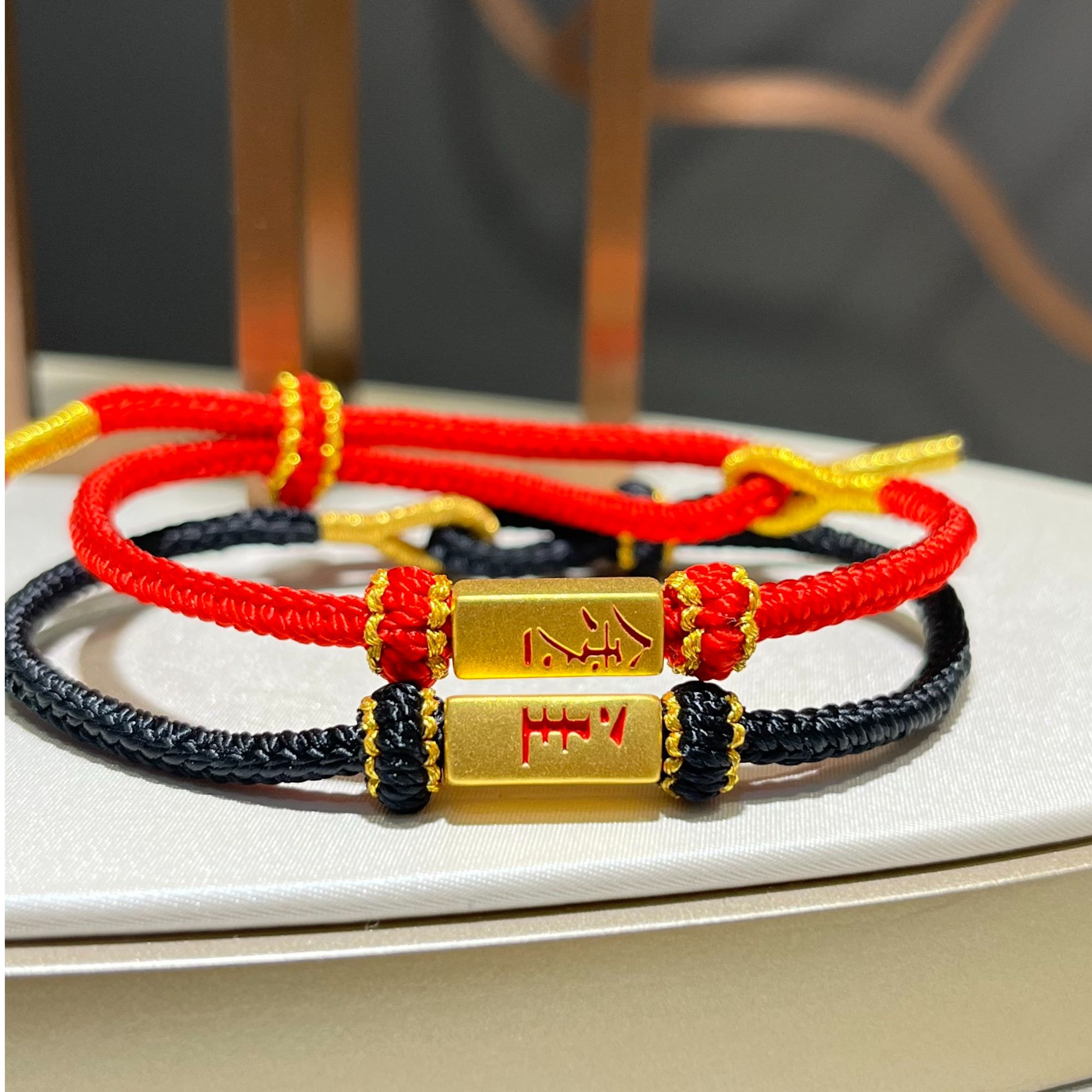 明牌珠宝楼哥甄选足金999余生是你 纯金男女套装送礼