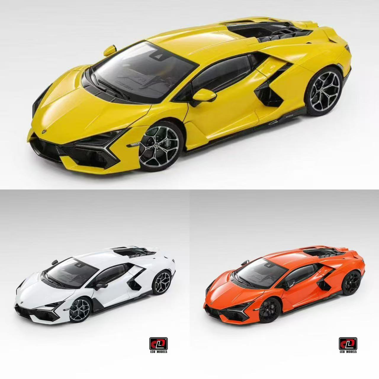 预售 LCD 1:18 兰博基尼 新大牛 Reveulto硬顶合金汽车模型模玩