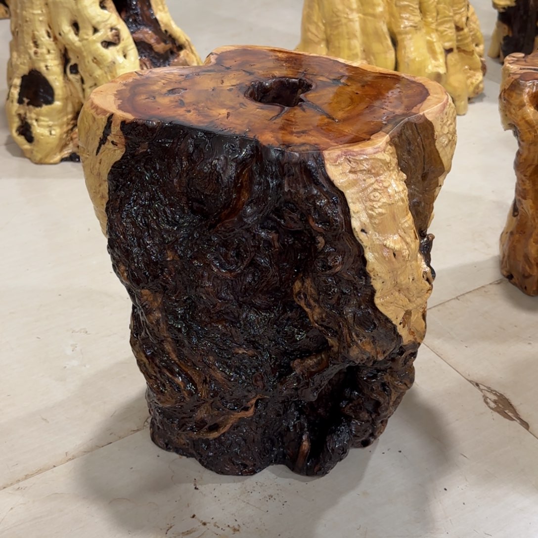 昭***宇龙纹鸡心枣木手工艺品 