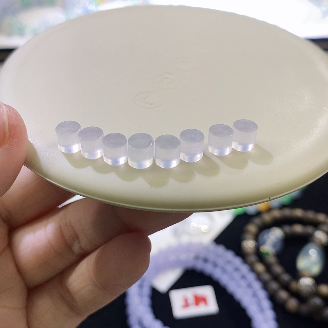 翡翠未镶嵌挂件桶珠