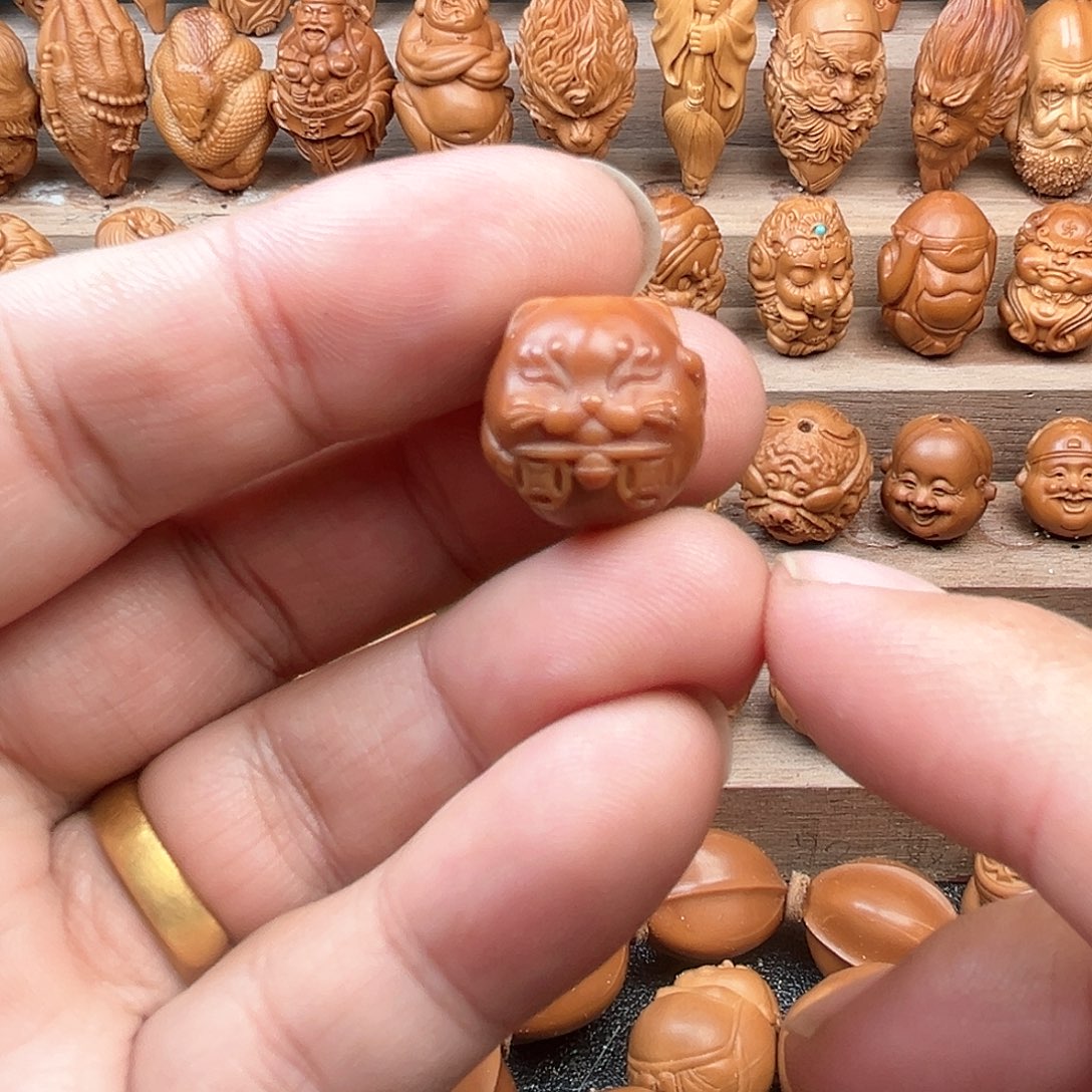 猴头核桃吊坠15招财猫