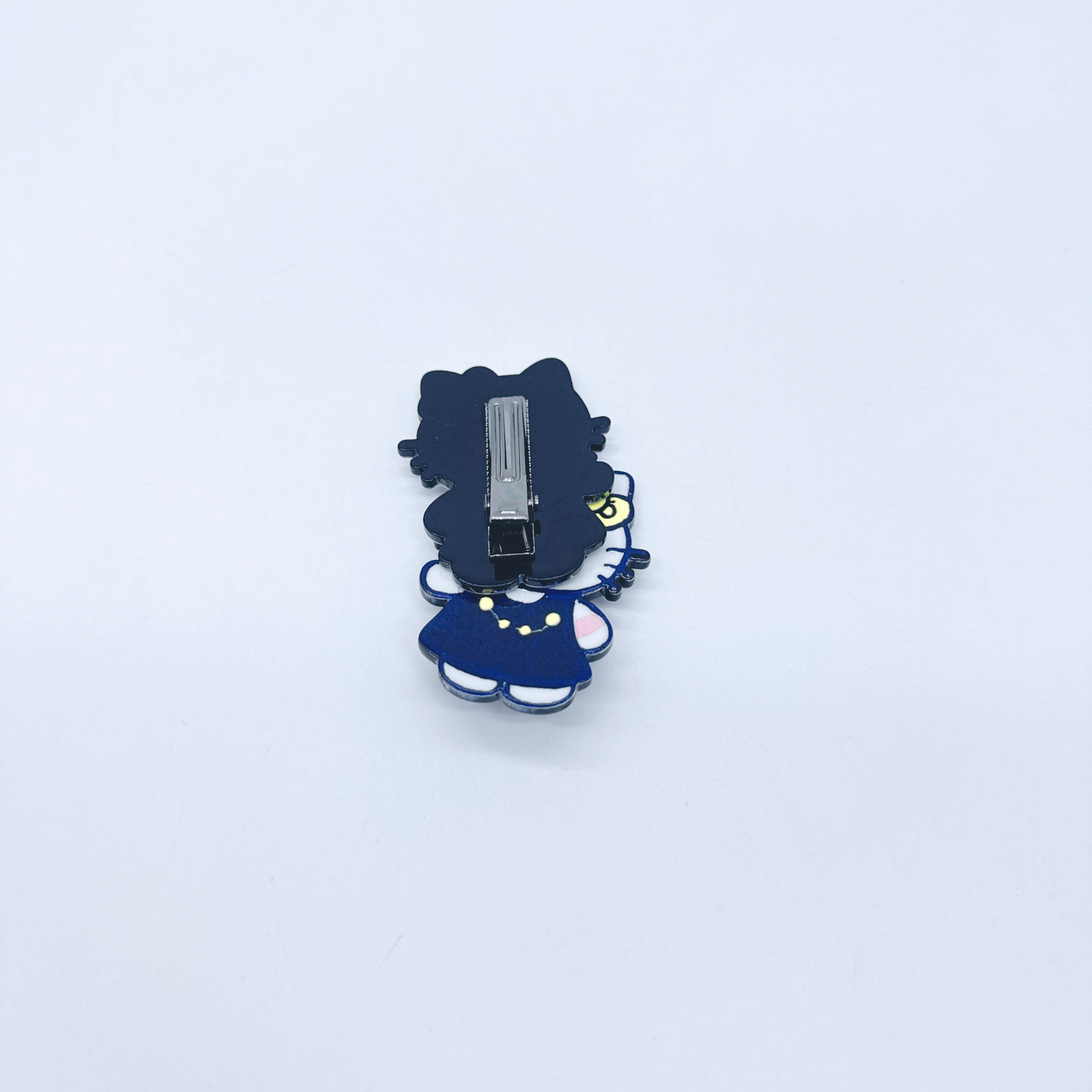 Mi33 黄蝴蝶结蓝裙子小猫鸭嘴夹 Y26055H2-3