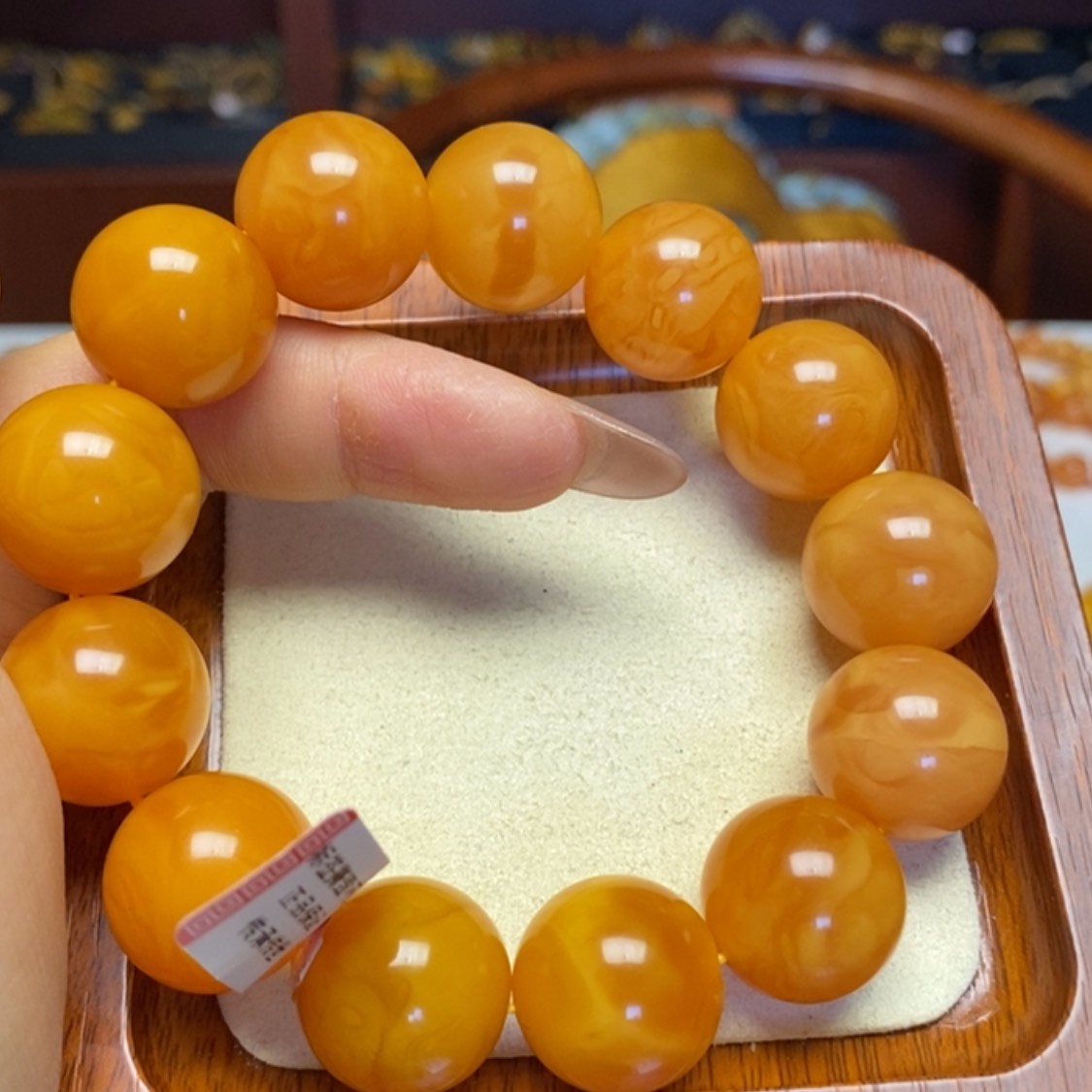 【闪购商品】蜜蜡手链未镶嵌手串