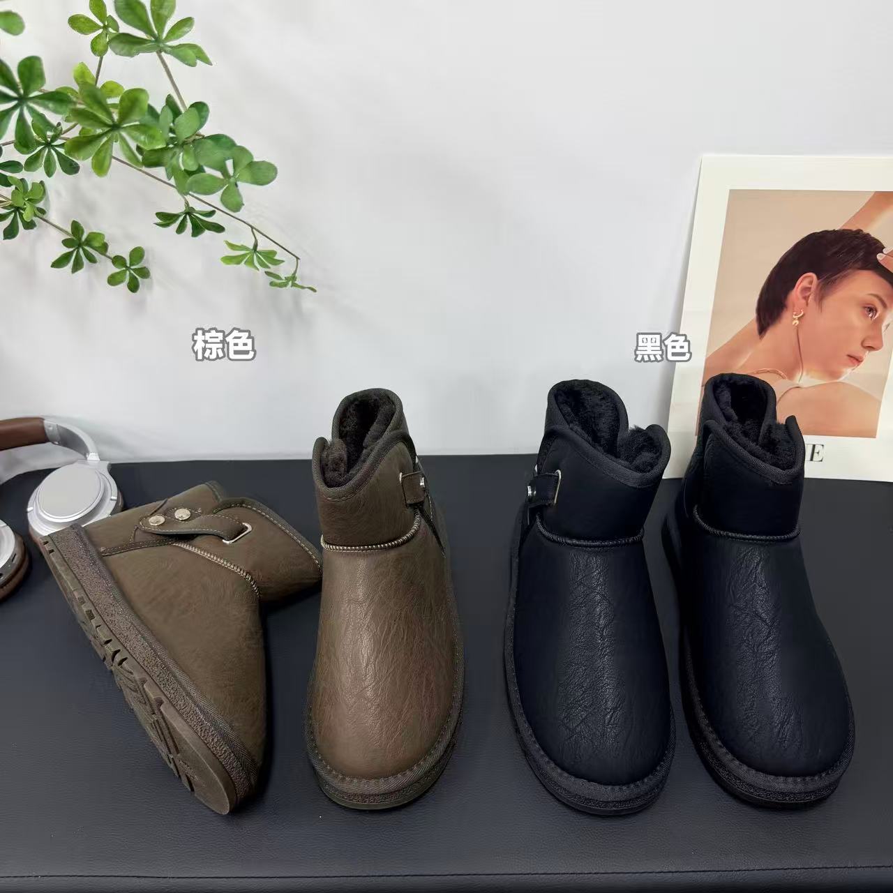 3305韩版潮流百搭男款雪地靴