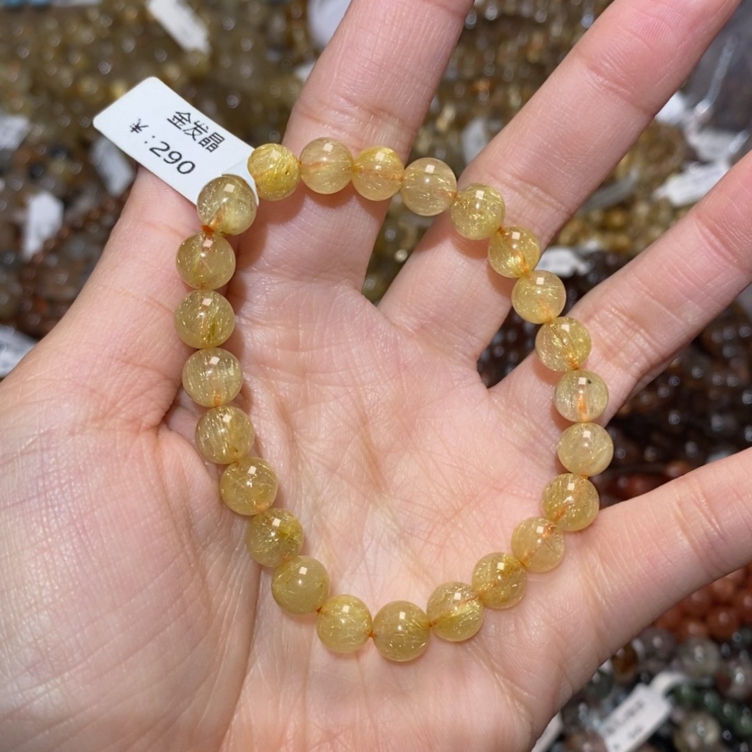 水晶手串未镶嵌手串