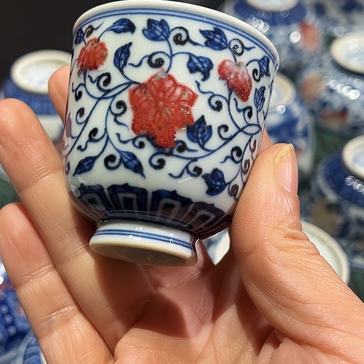 微瑕臻玉古坊原矿孔雀石釉里红