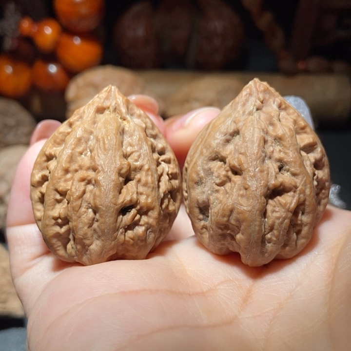 把件文玩核桃东北楸子小雪16