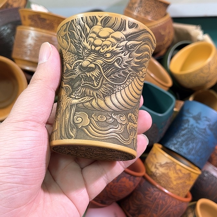 茶杯紫砂全手工紫砂主人杯