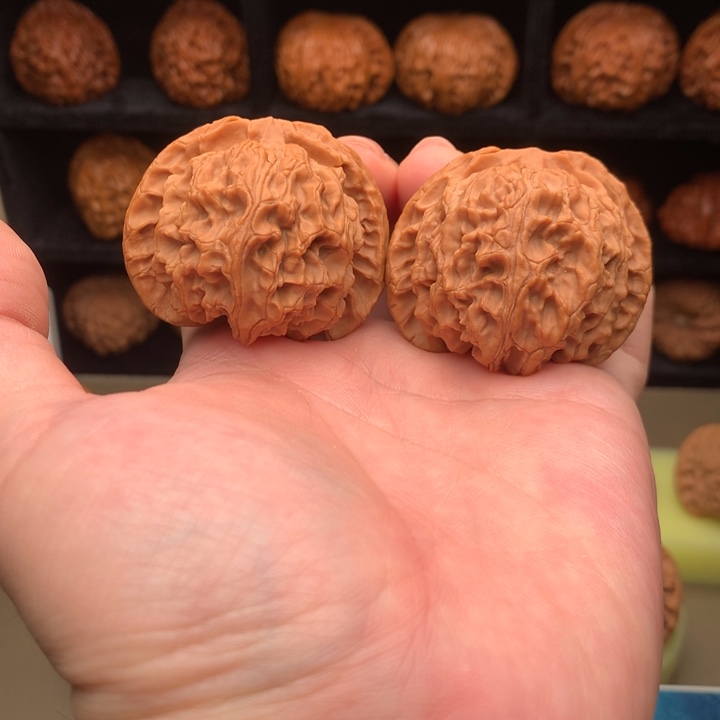 文玩核桃吊坠44.5苹果园全品