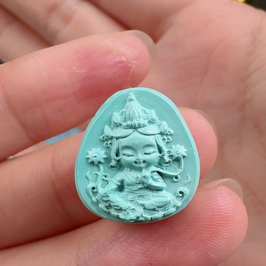 绿松石珠宝奇石未镶嵌