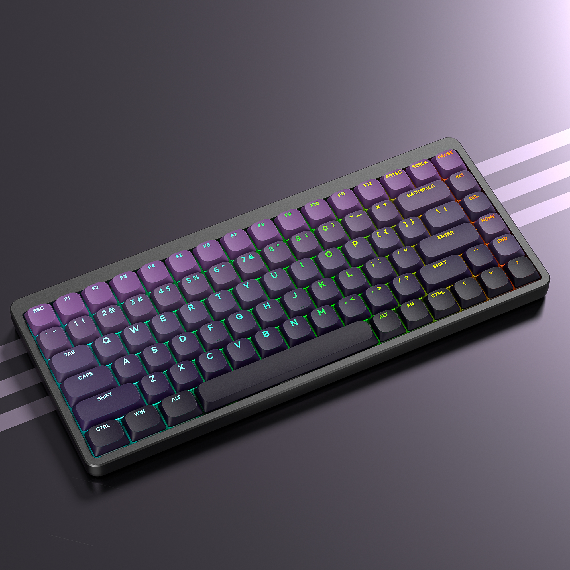 Womier矮轴适配个性透光机械键盘PBT客制化键帽 NuPhy Keychron