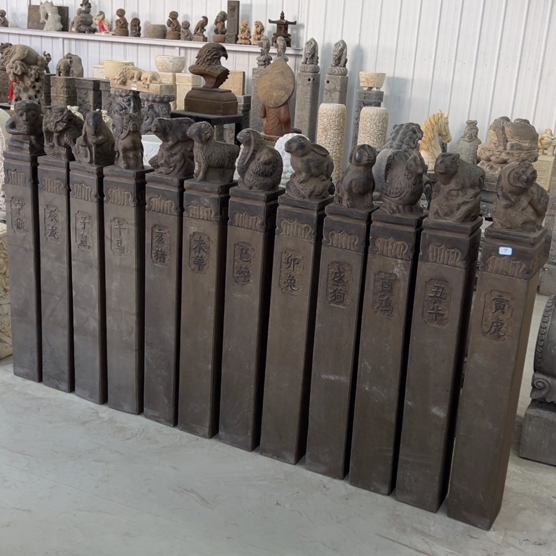 毛***鑫砖雕12生肖不包邮。