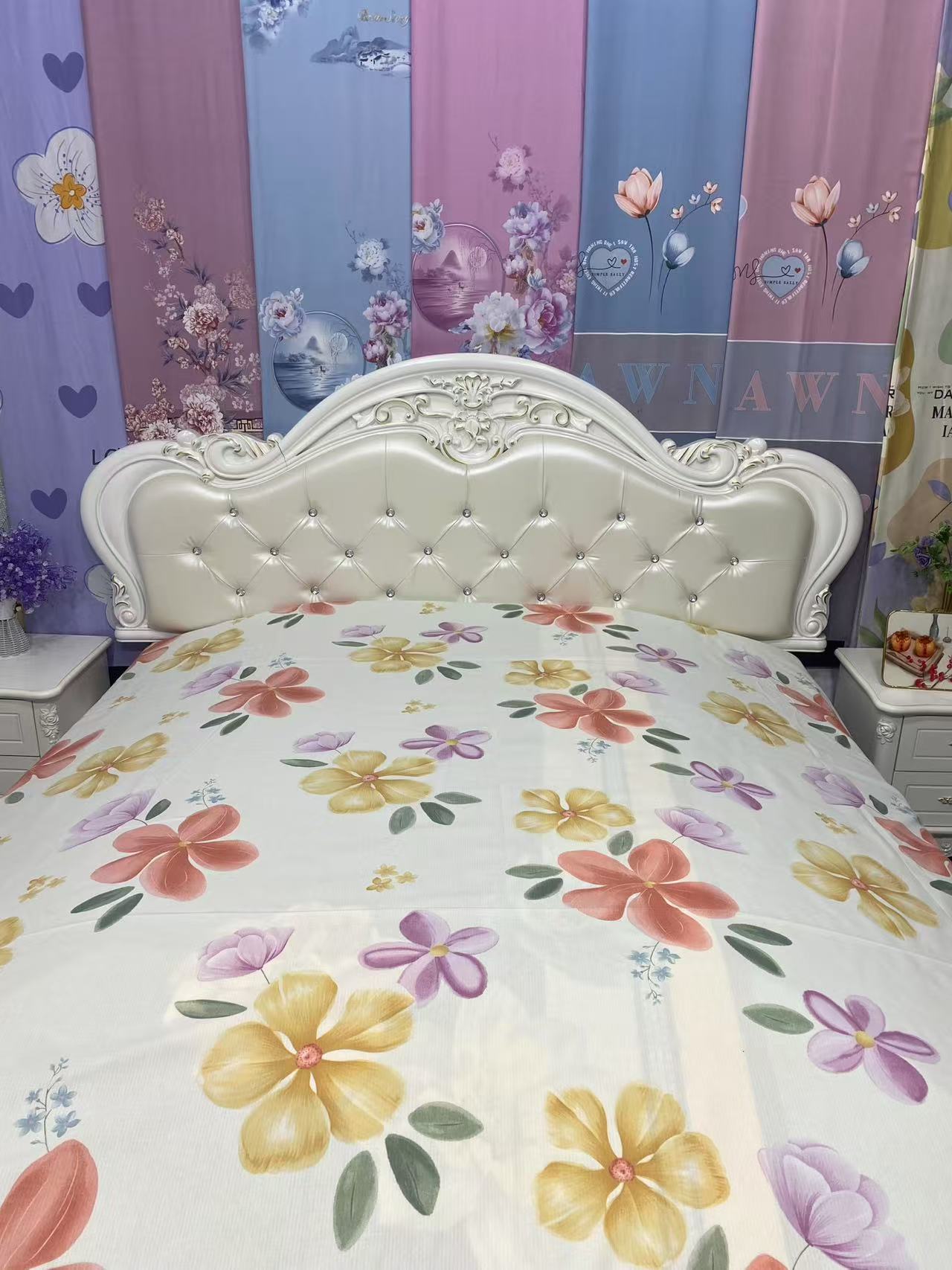 【繁花似锦】加厚纯棉面料亲肤柔软 成品尺寸2.2米*2.4米