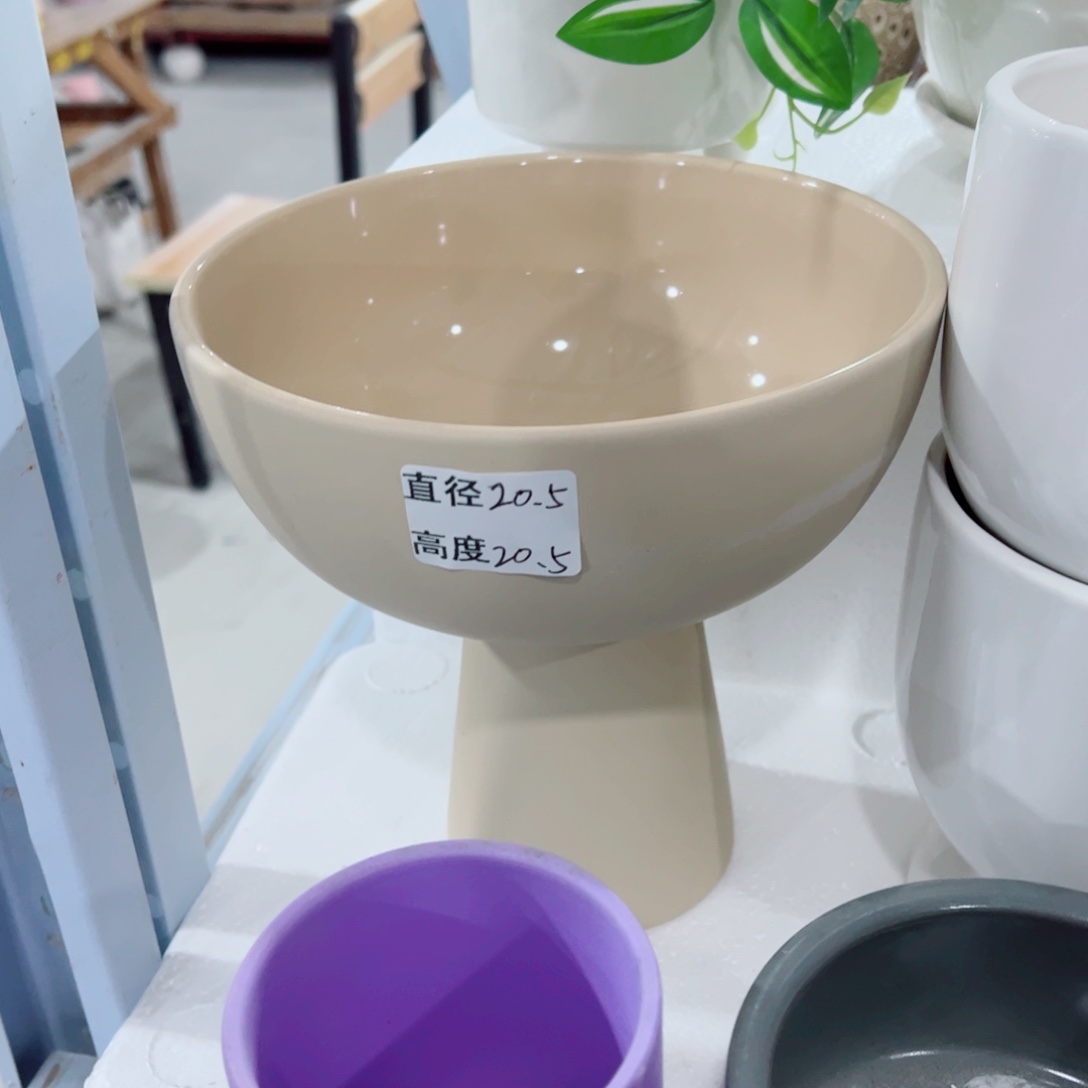 有孔，陶瓷花盆满10米包邮发货