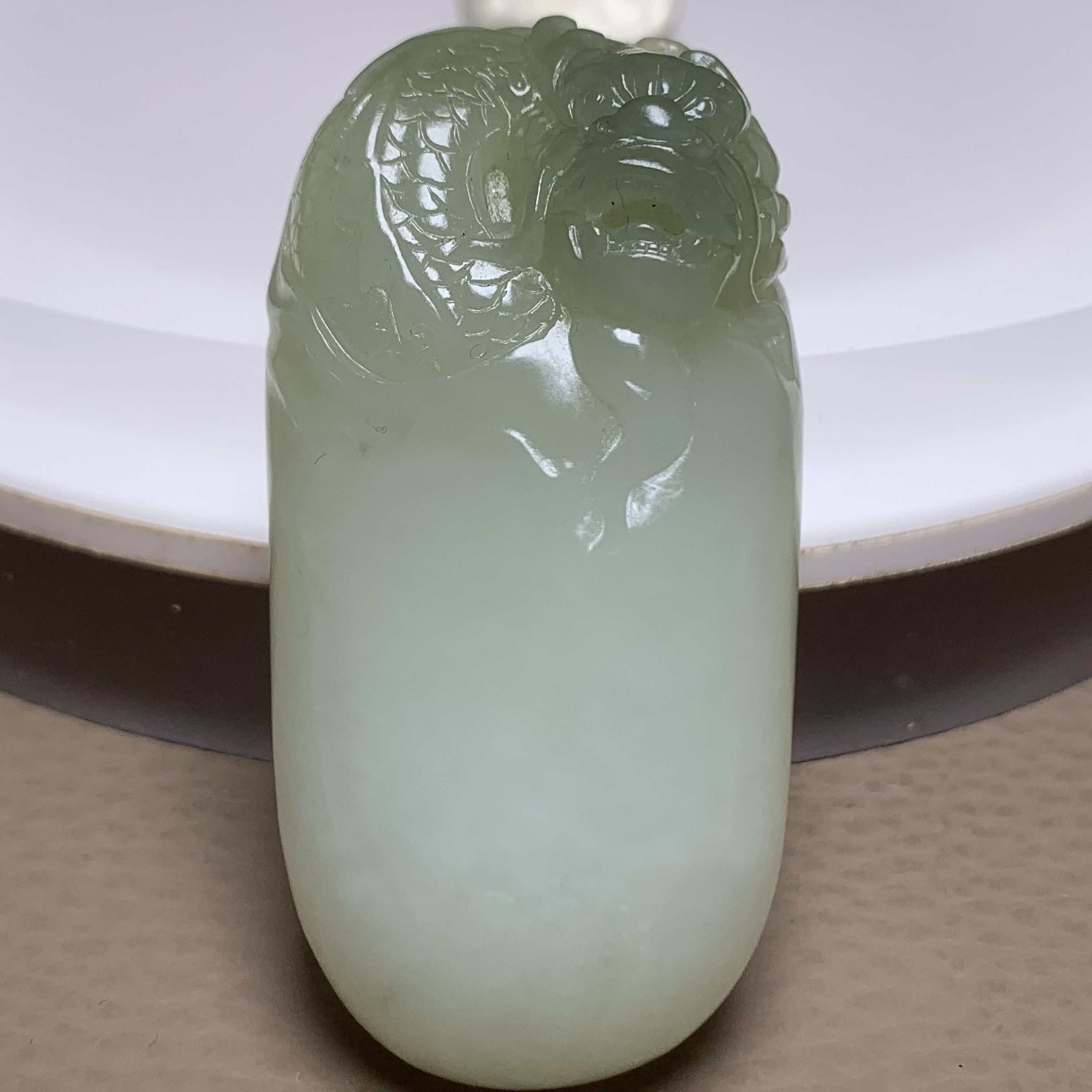 D1232海川拍卖和田玉吊坠