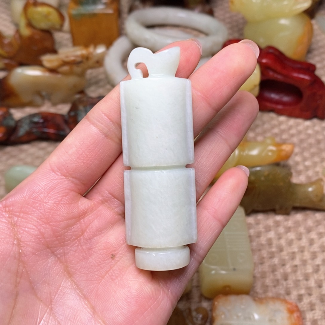 白玉菩提吊坠白玉菩提白玉菩提摆件