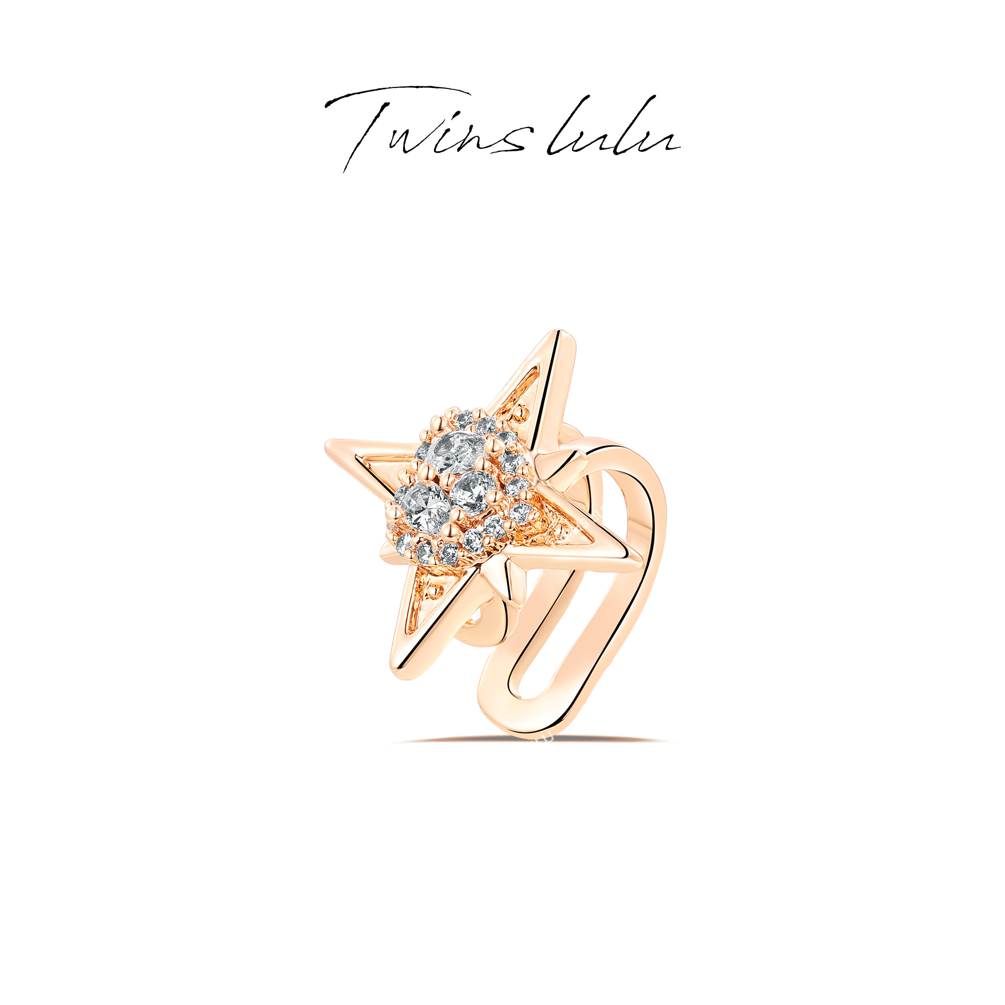 TWINS LULU 镀K金  个性精致耳骨夹TSL1213