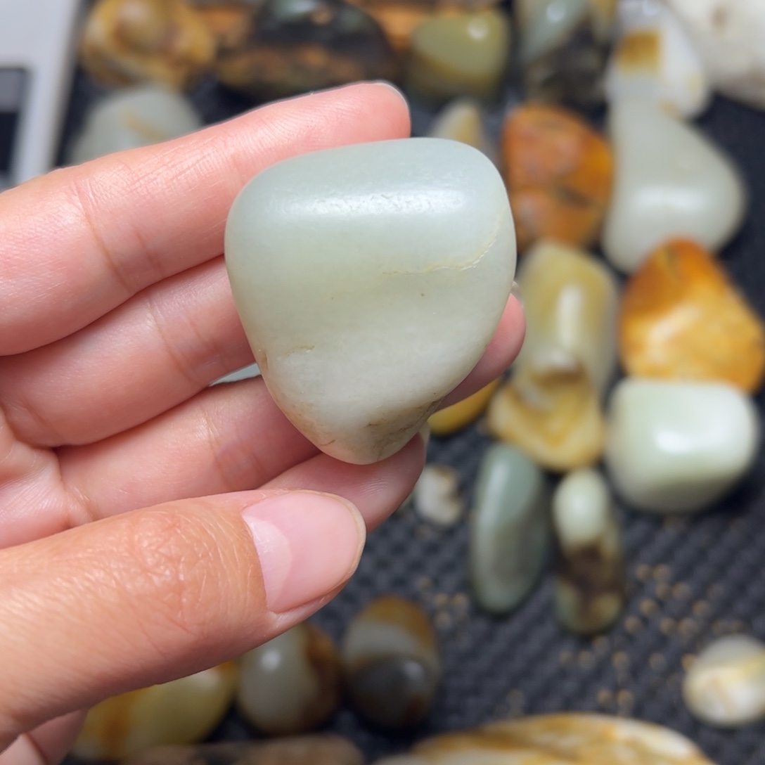 和田玉未镶嵌挂件33