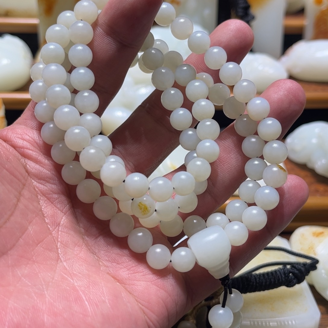 和田玉手链未镶嵌沧*