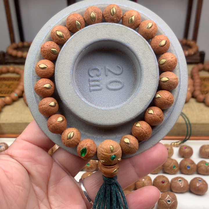 5***️凤眼菩提吊坠手串