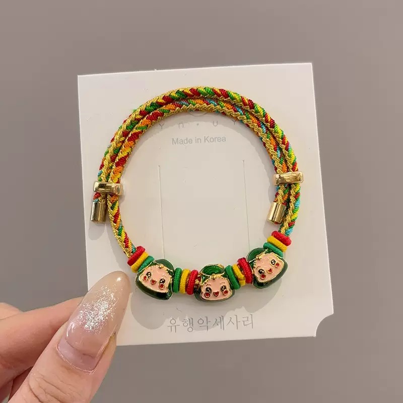 合金手链 粽子手链