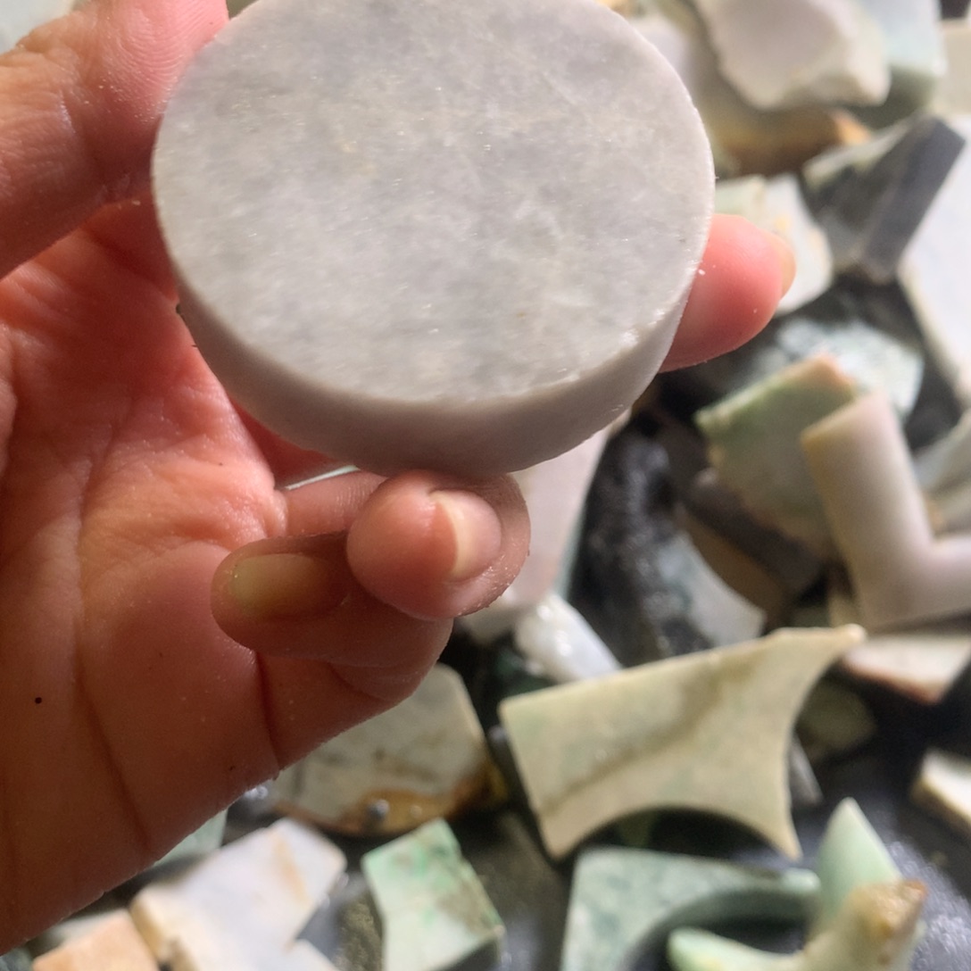 翡翠颈饰未镶嵌缅甸翡翠