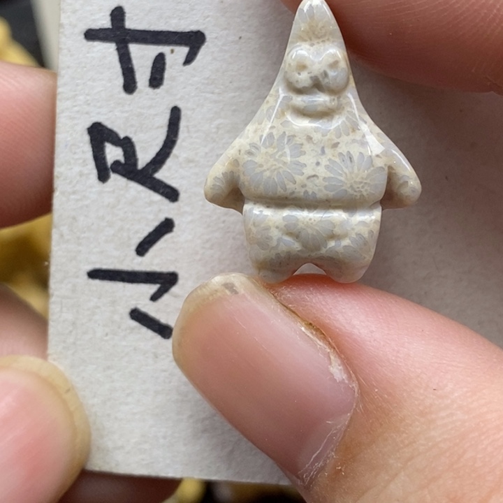 硅化珊瑚（珊瑚玉）未镶嵌颈饰