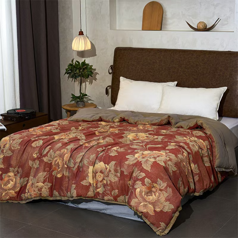 XDONGY（冬云家纺）150*200  柔软舒适透气蓄热 爱丽日记红 保暖被