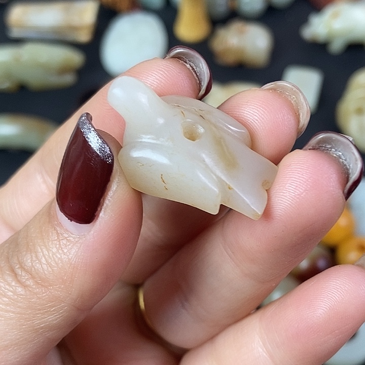 和田玉（糖玉）挂件未镶嵌