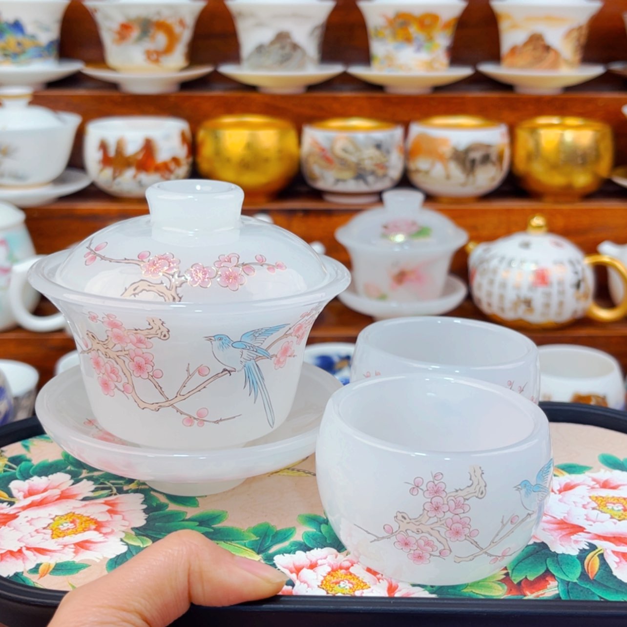 【闪购商品】高货羊脂玉瓷陶瓷茶具