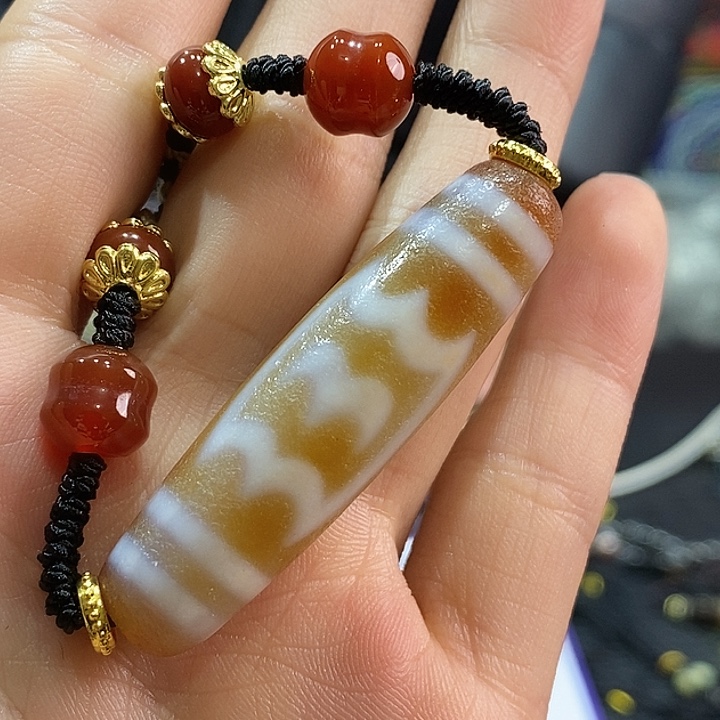 玛瑙/玉髓颈饰合金128