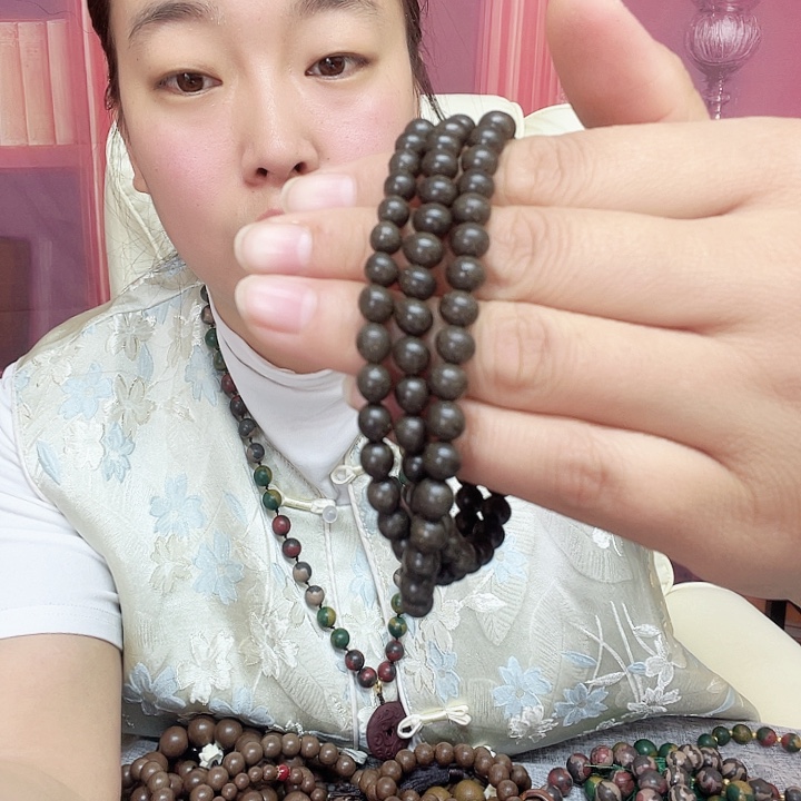 泥塑鹅梨帐中香0.6的108颗