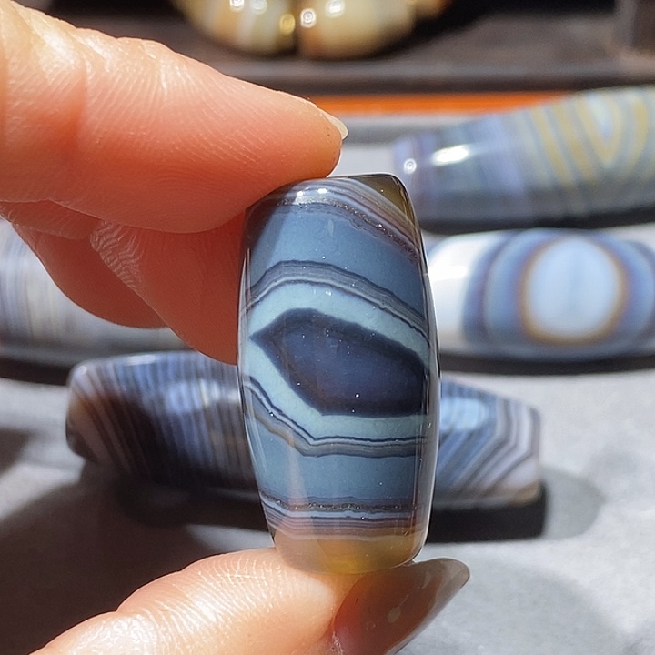 玛瑙/玉髓玛瑙足银镀金镶嵌