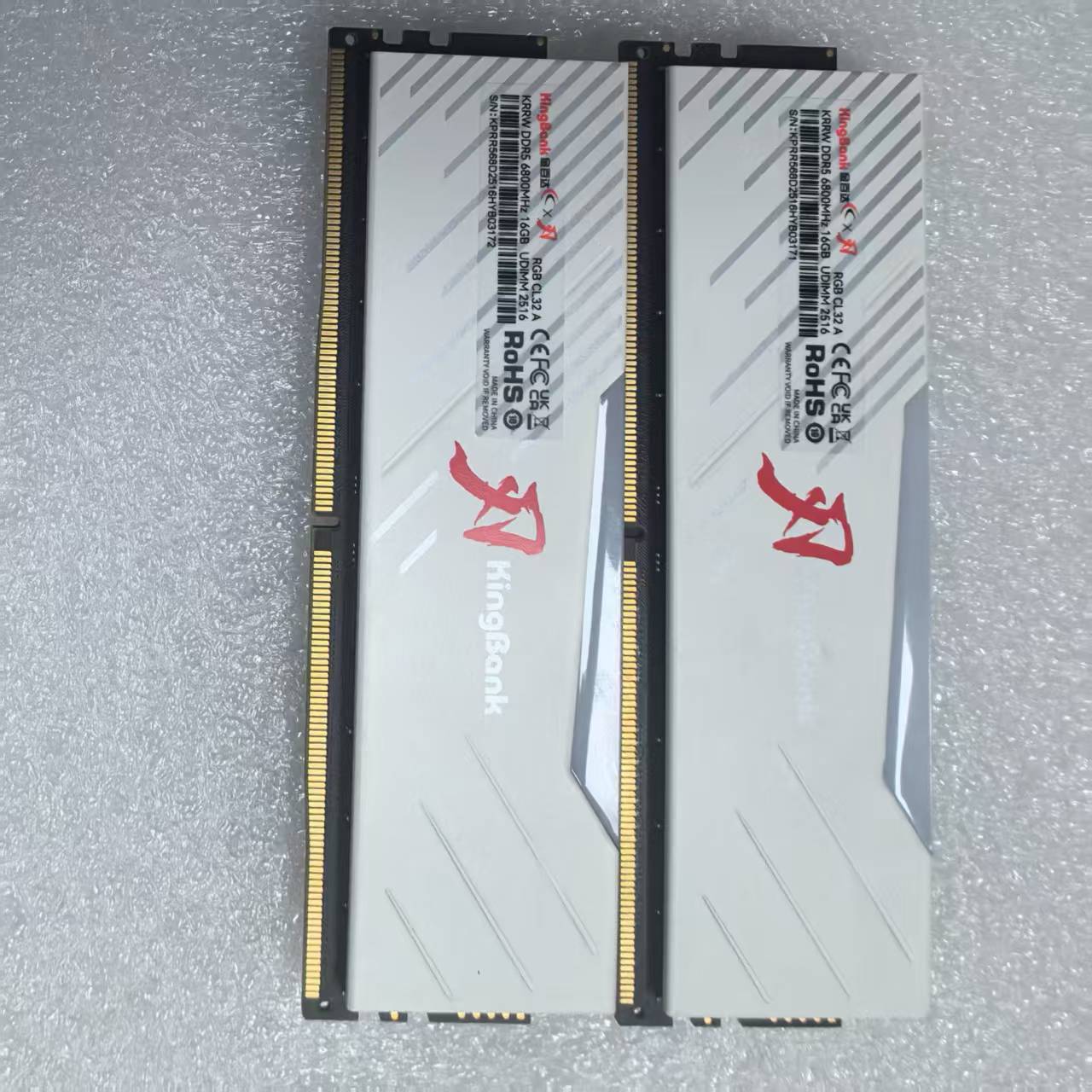 95新 kingbank/金百达 出售各种内存DDR3  DDR4  DDR5 16G 32G
