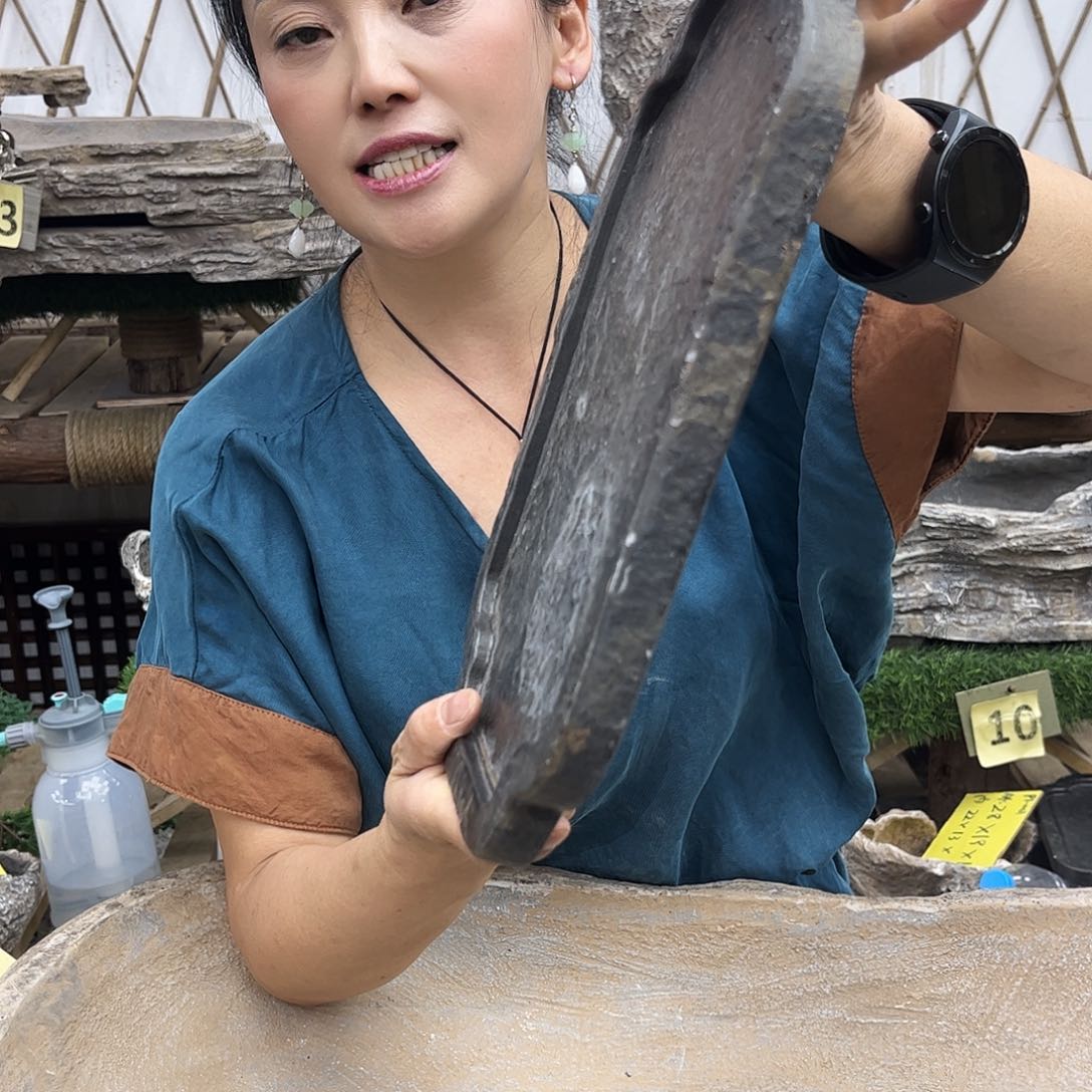 长方形30长盆景盆
