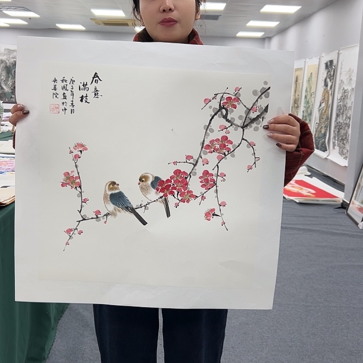 国画手绘国画作品大放漏