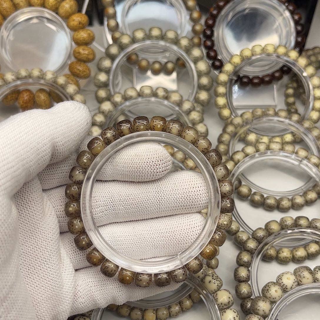 核****手串星月菩提海南星月菩提石玉8×7