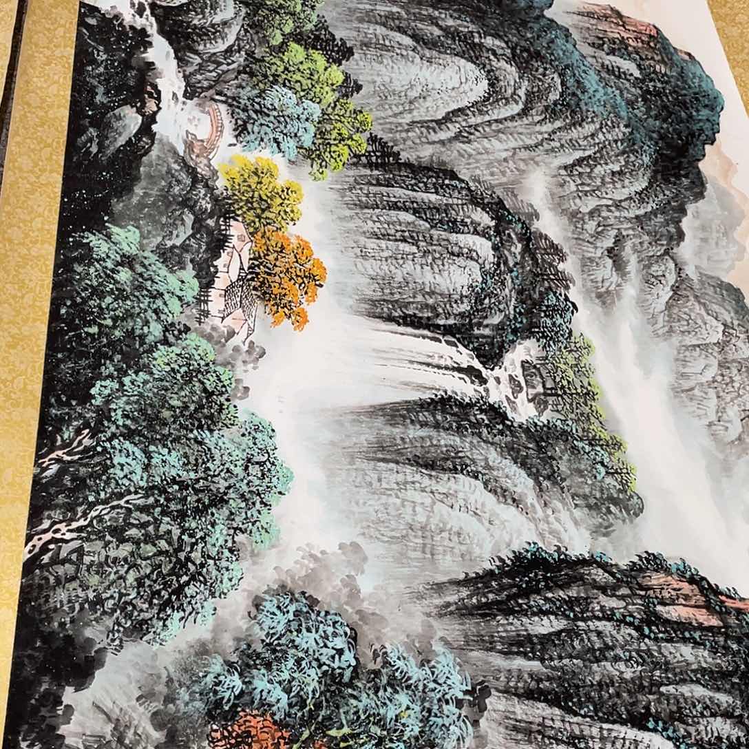 国画老师手笔手绘图n