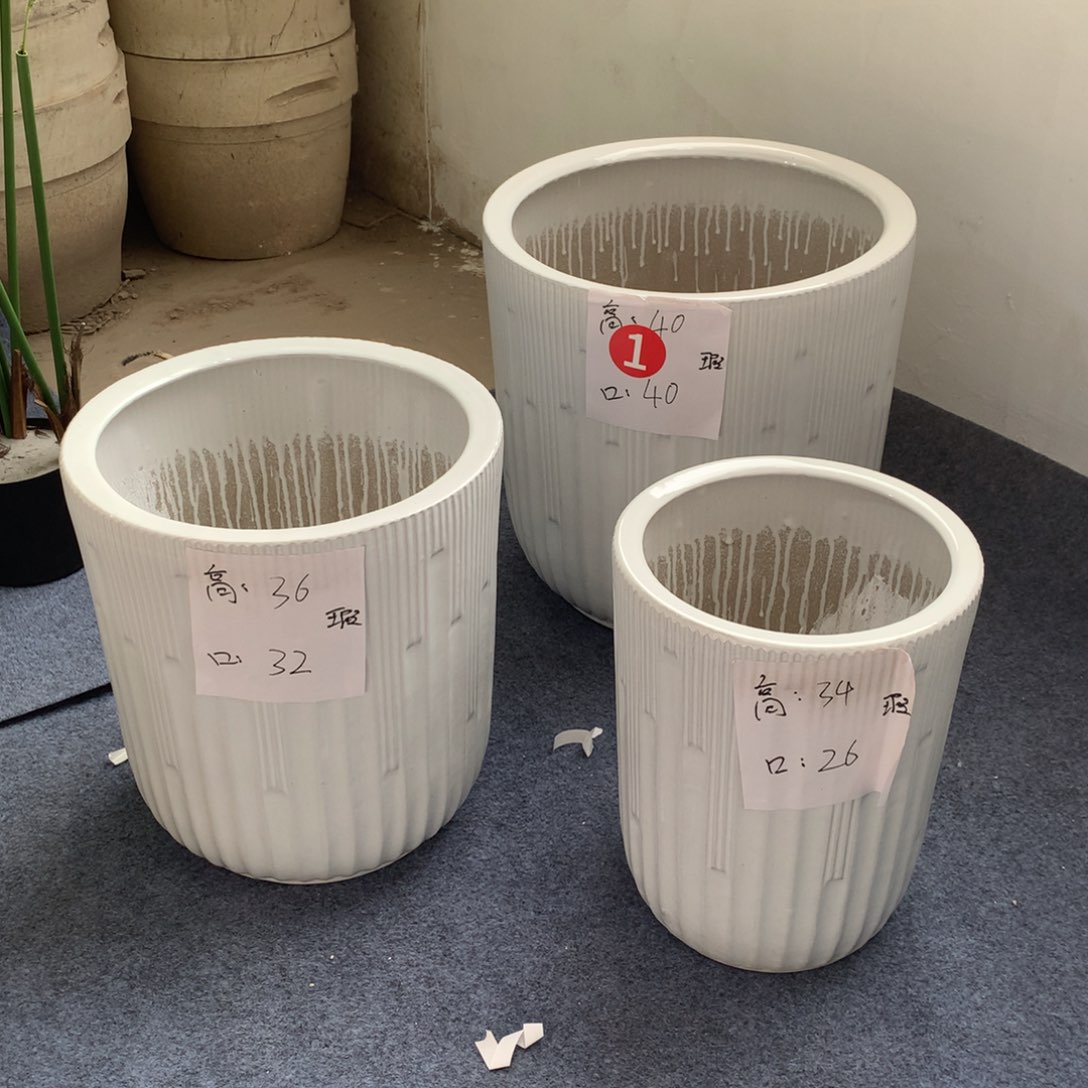 高温陶瓷花盆微瑕