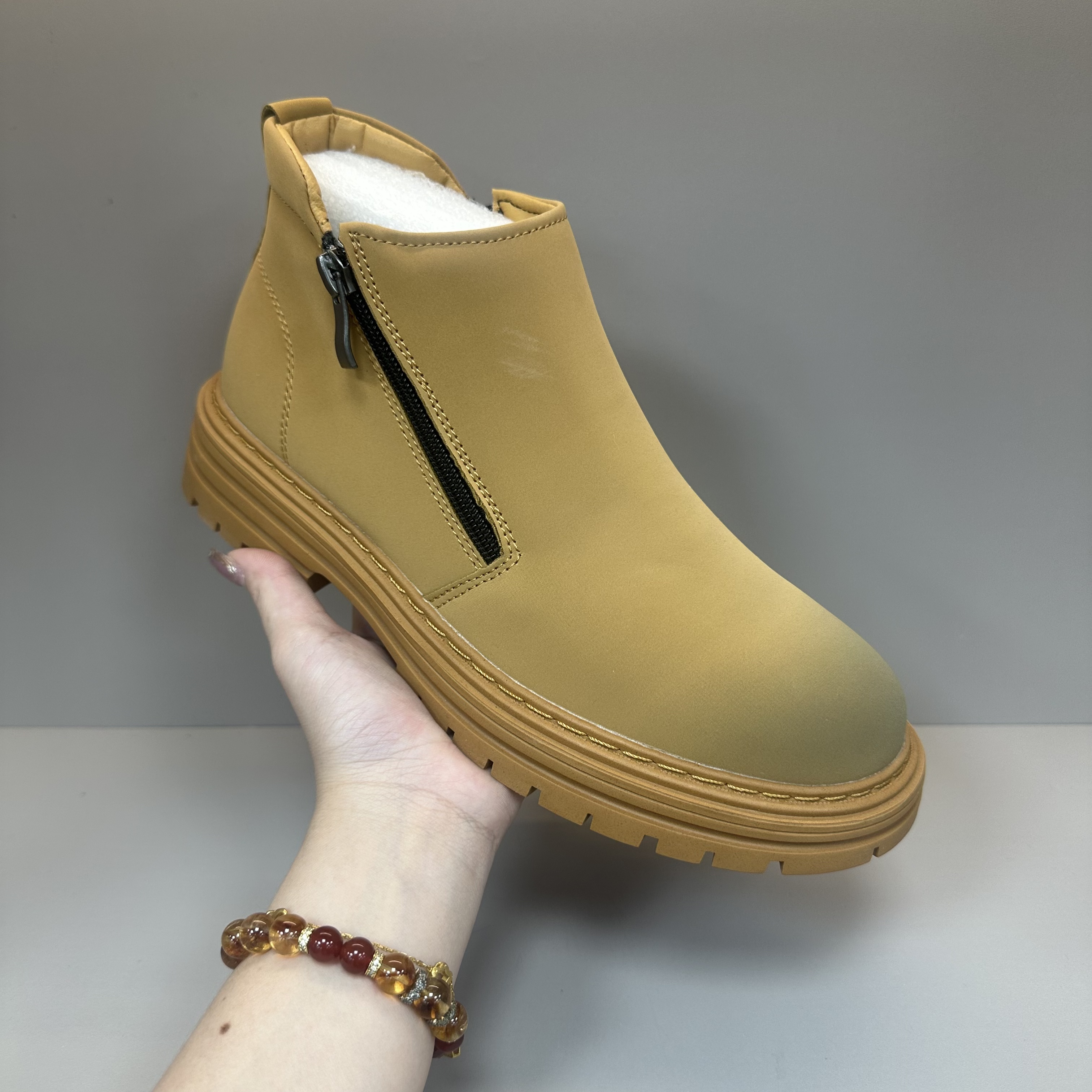 LY-2388黄色 男女同款休闲百搭男鞋单鞋