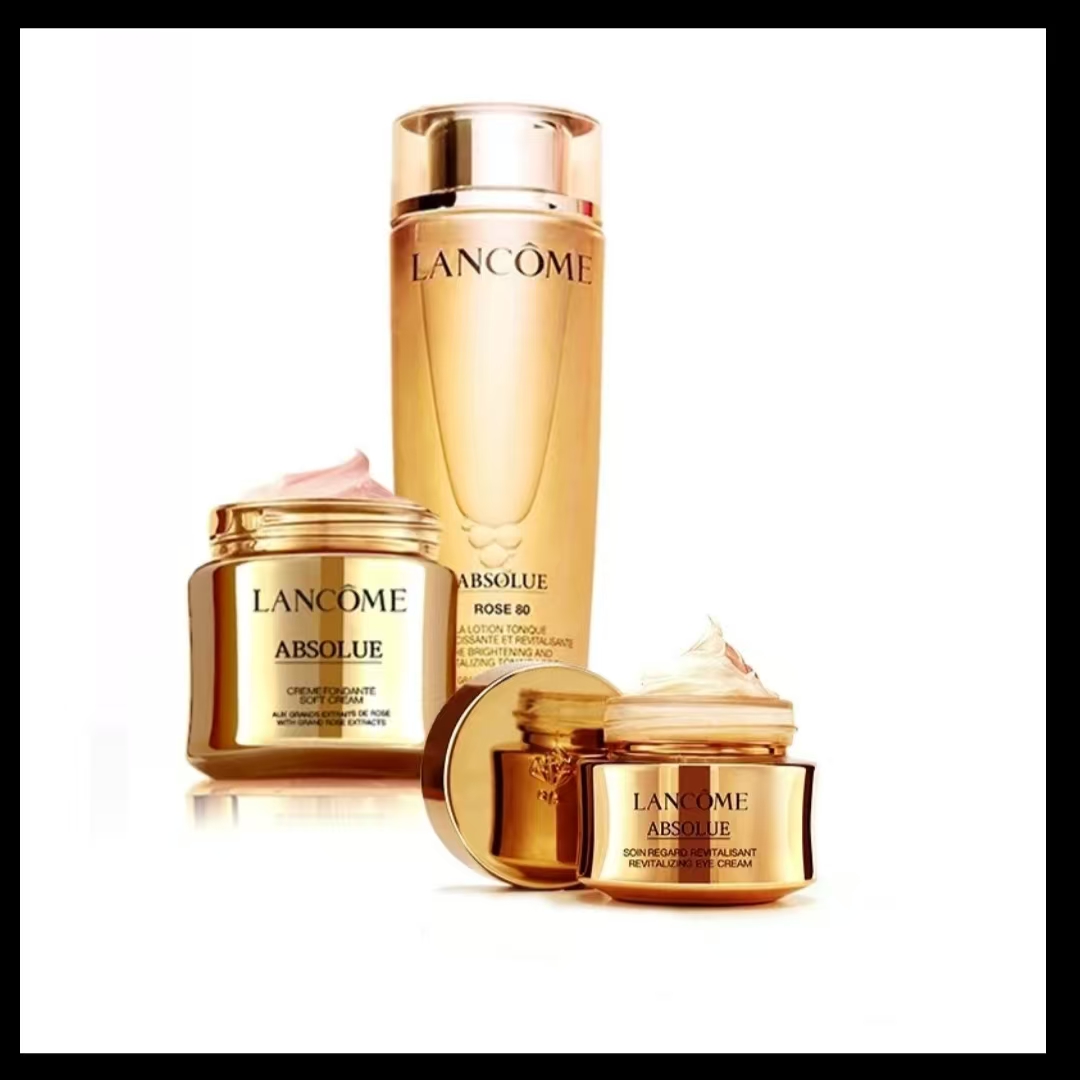 兰l蔻菁纯面霜+眼霜+水套装滋润紧致面霜舒缓臻颜淡纹