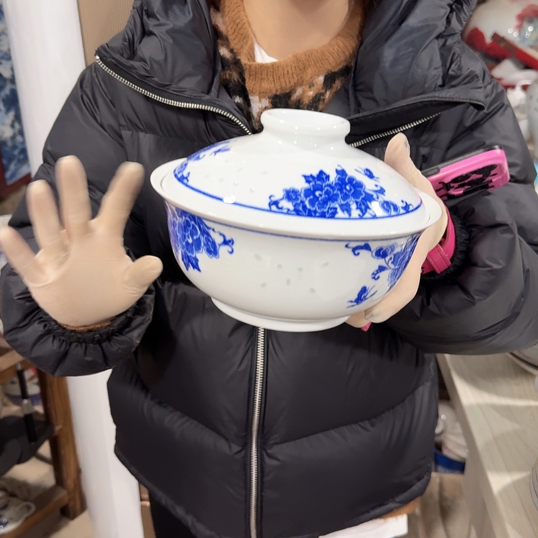 摆件瓷/////景德镇陶瓷瓷器。汤碗。